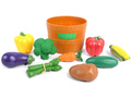 Игровой набор "Овощи в ведерке" (10 элементов)