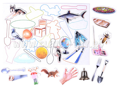 Магнитное развивающее пособие "Упрямые звуки" Звук "Л"