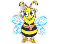 Персонаж малый Пчелка Жужа (крепление на Коврограф и магн. основу)